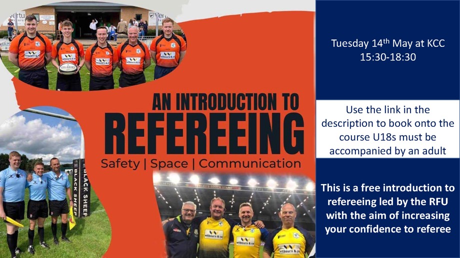 Rugby referee course