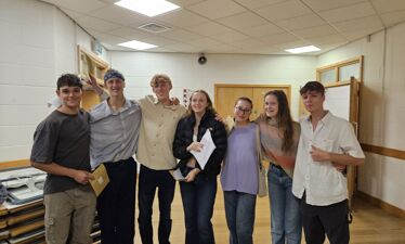 Kingsbridge Community College celebrate A Level results day